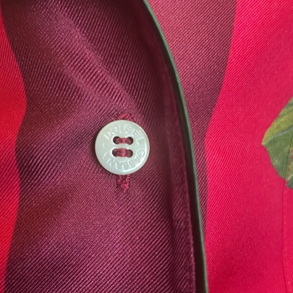 DOLCE & GABBANA Rose-print Top In Pink - Picture 8 of 8